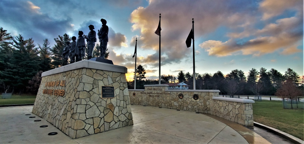 Veterans Day 2020 at Fort McCoy's Veterans Memorial Plaza