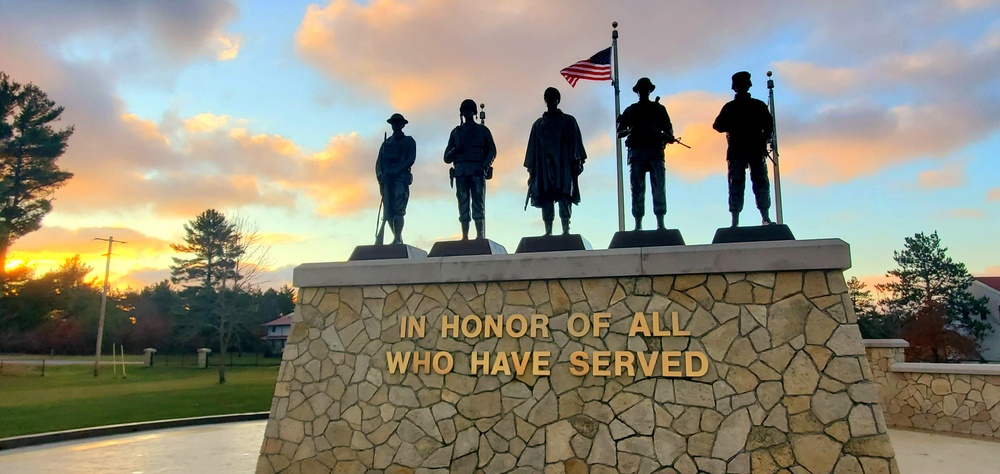 Veterans Day 2020 at Fort McCoy's Veterans Memorial Plaza