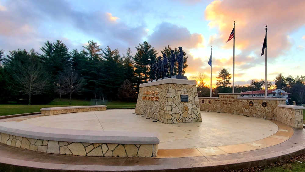 Veterans Day 2020 at Fort McCoy's Veterans Memorial Plaza