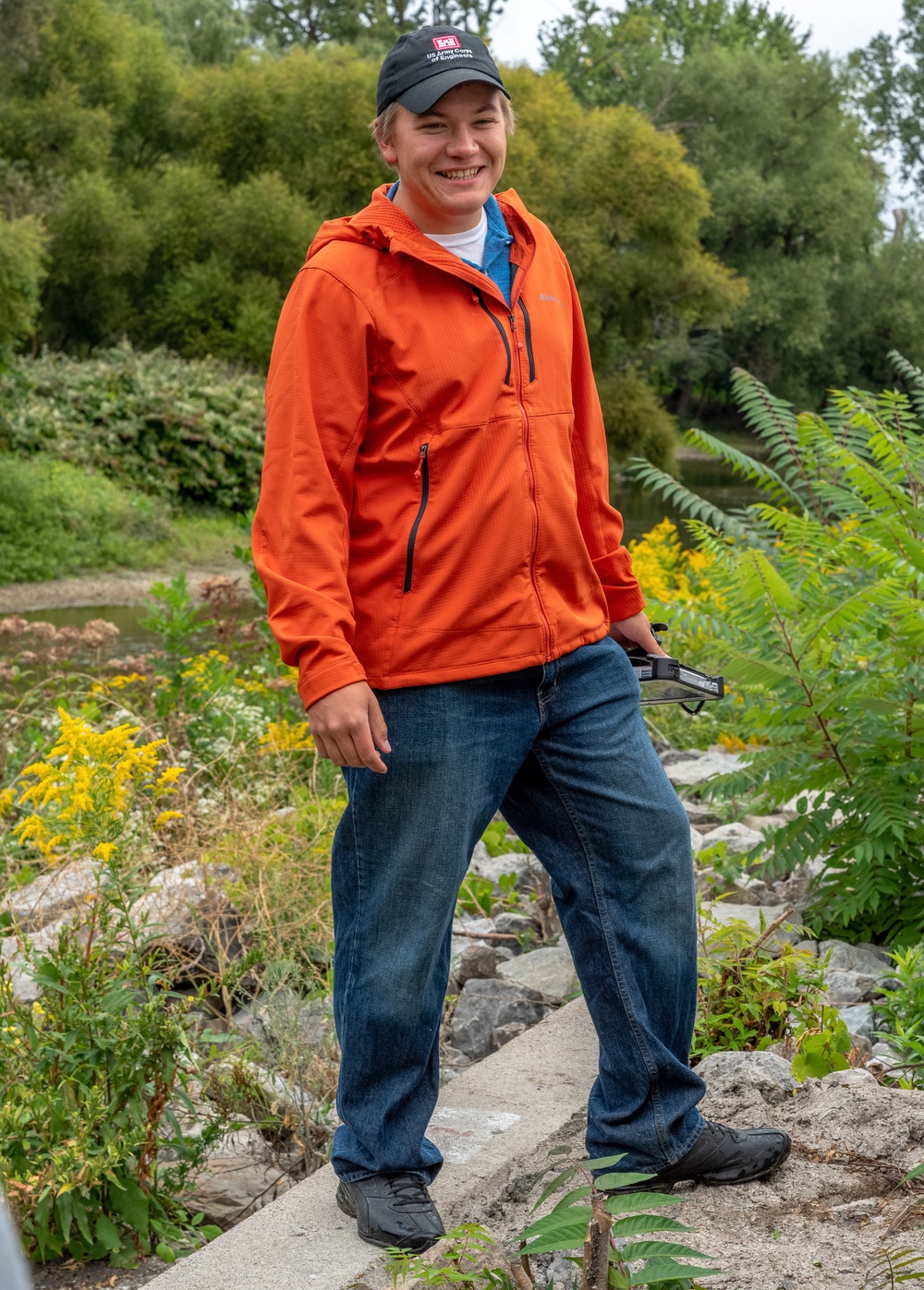 Amherst flood control project inspection