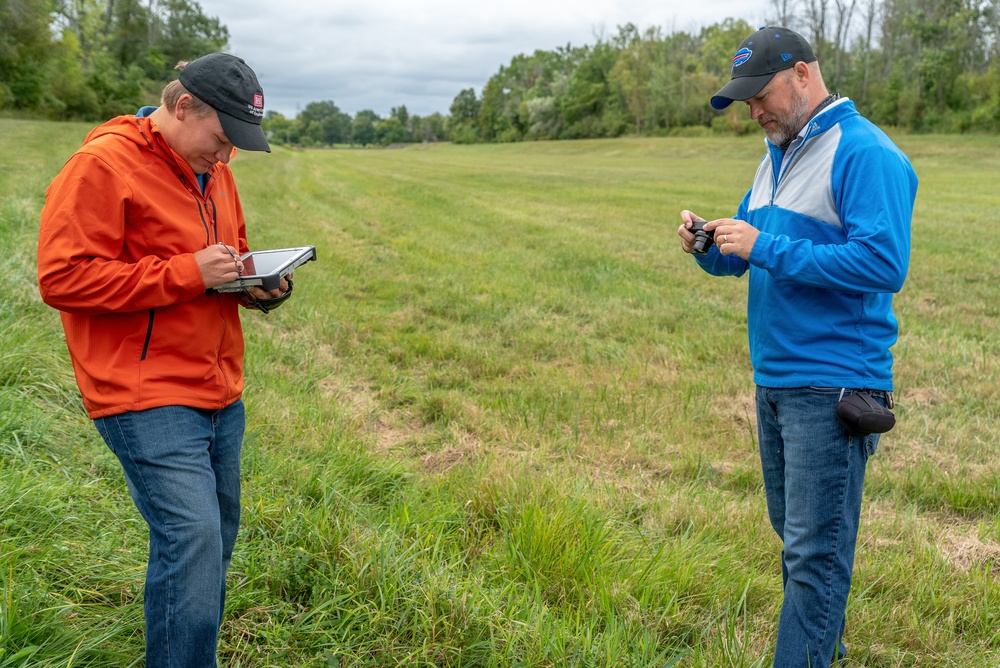 Amherst flood control project inspection