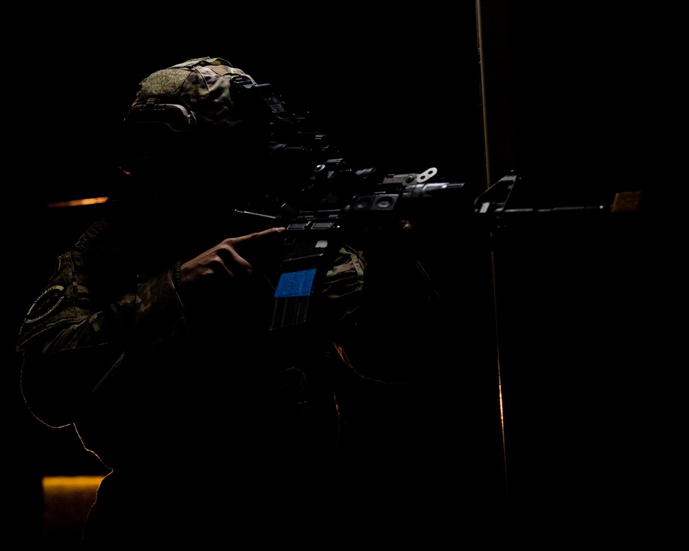 In the darkness, Defenders train to be ready