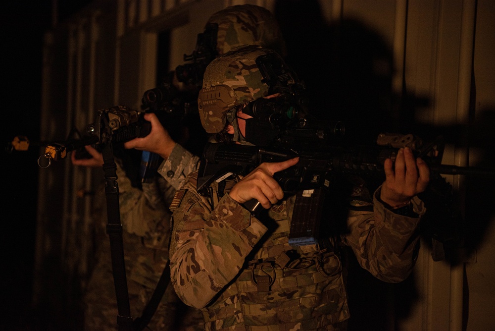 In the darkness, Defenders train to be ready