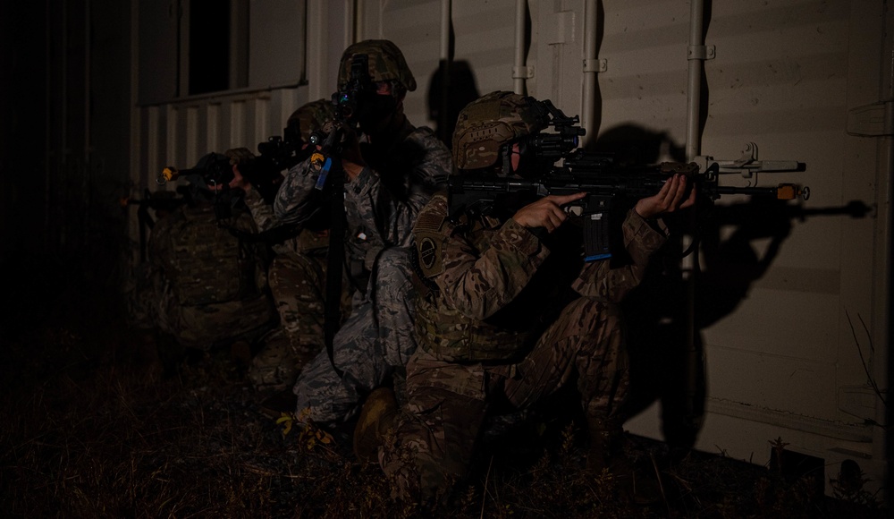 In the darkness, Defenders train to be ready