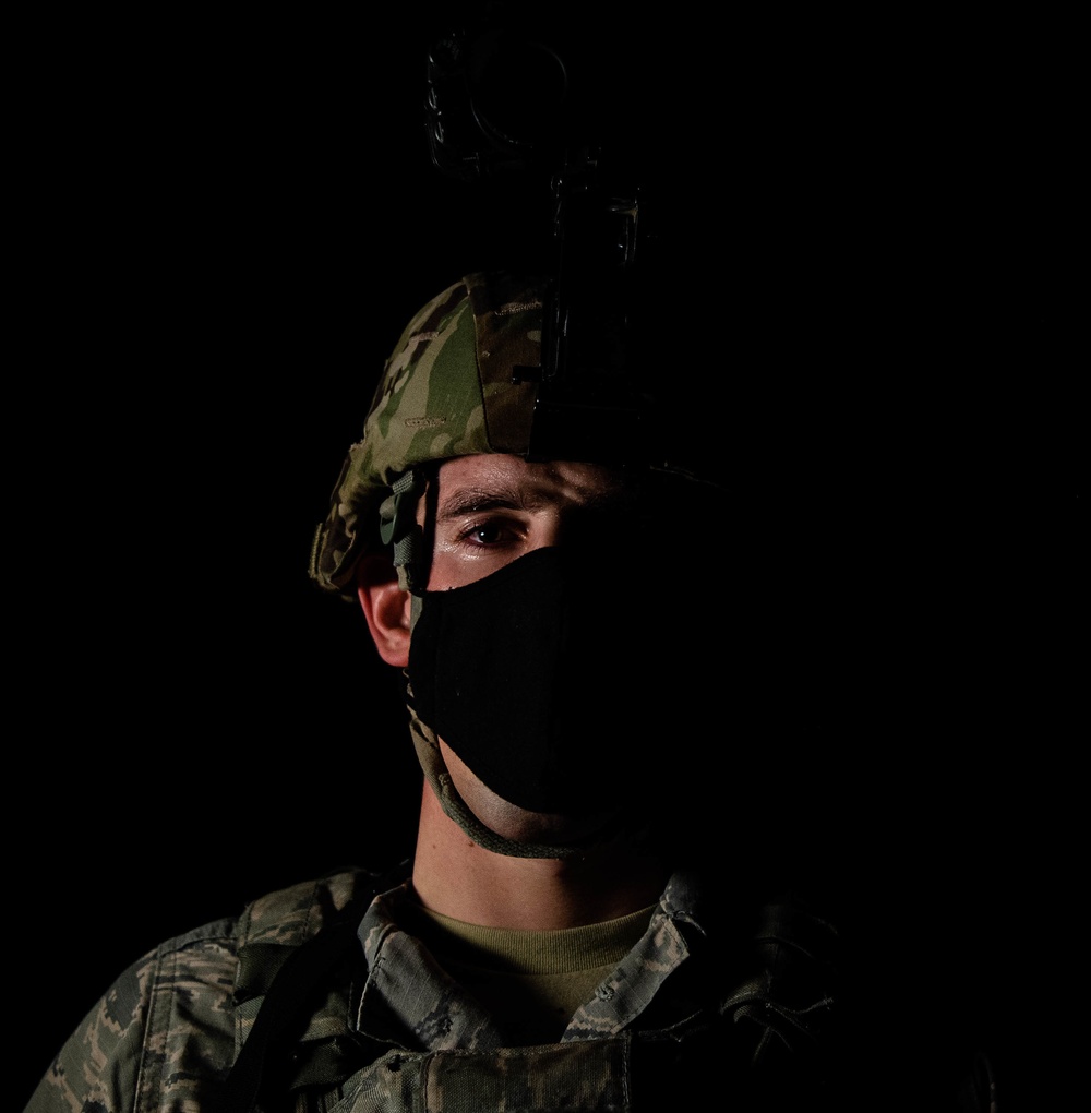 In the darkness, Defenders train to be ready