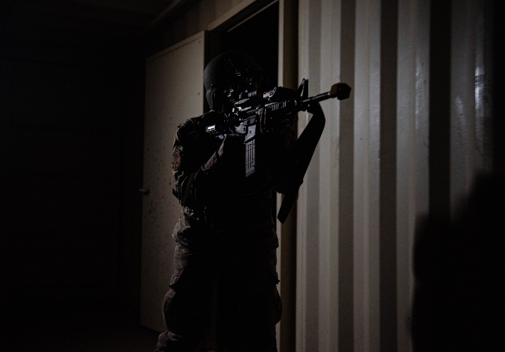 In the darkness, Defenders train to be ready
