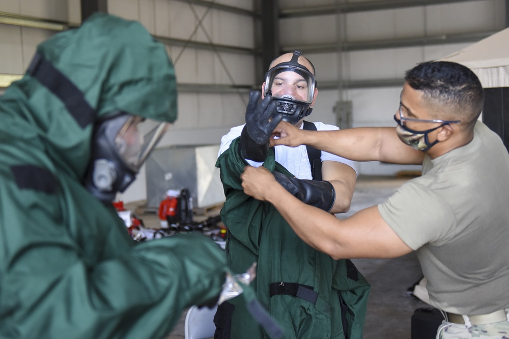 156th Force Support Squadron FSRT training