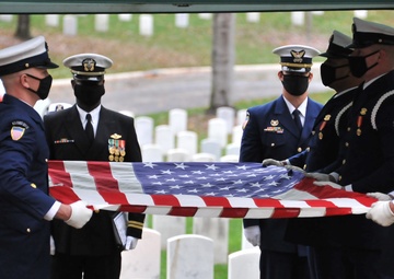 Captain L'Ecuyer Burial at Arlington National Cemetery