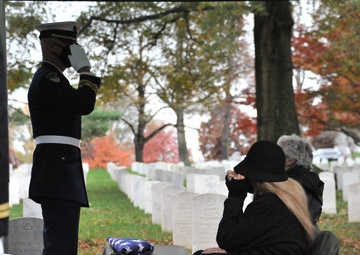Captain L'Ecuyer Burial at Arlington National Cemetery