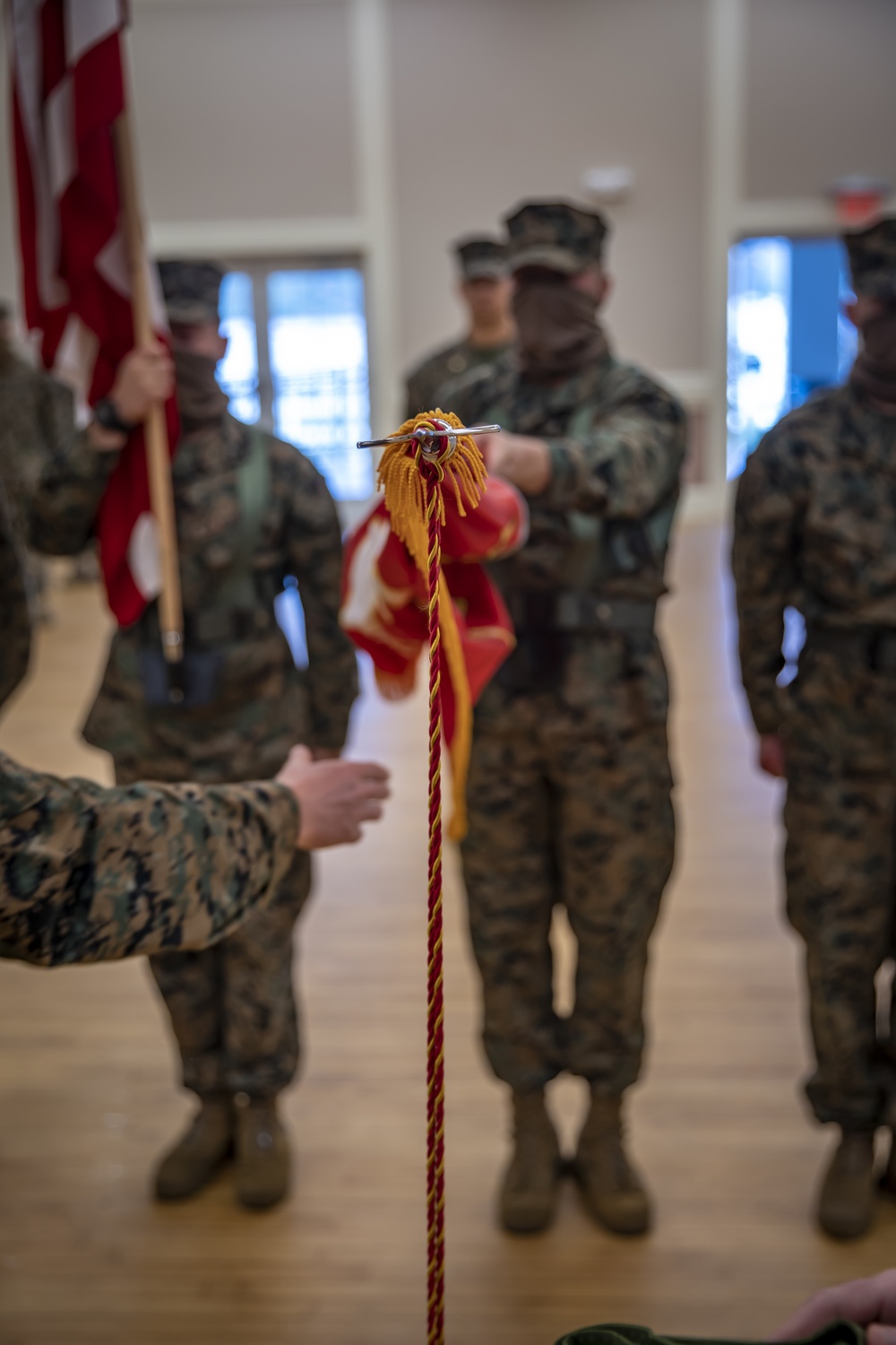 Task force Marines hold closing ceremony for crisis response deployment