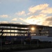 Sun rises on another day of barracks construction at Fort McCoy