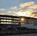 Sun rises on another day of barracks construction at Fort McCoy