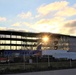 Sun rises on another day of barracks construction at Fort McCoy