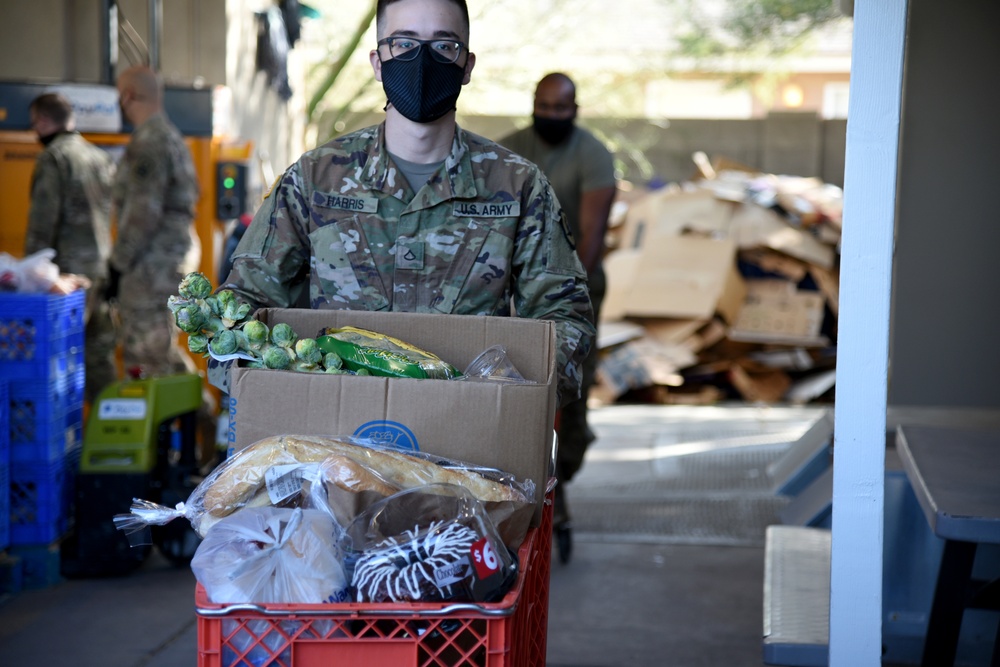 AZNG serves local community food bank