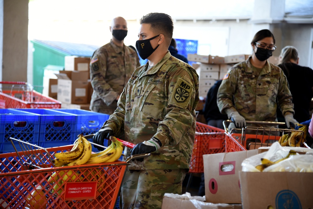 AZNG serves local community food bank