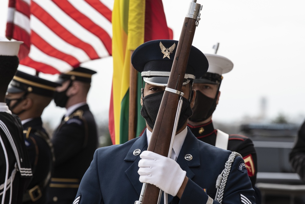 Acting SecDef host bilateral meeting with Lithuanian Minister of National Defense