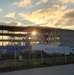 Sun rises on another day of barracks construction at Fort McCoy