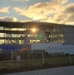 Sun rises on another day of barracks construction at Fort McCoy