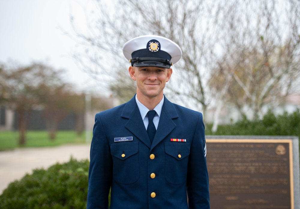 Seaman Kyle Flath is selected as the Honor Graduate for recruit company India 199