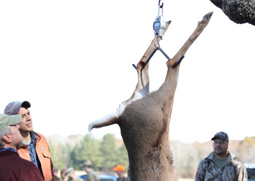 Sportsmen connect during Commanding General Deer Hunt