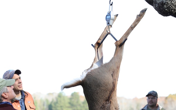Sportsmen connect during Commanding General Deer Hunt