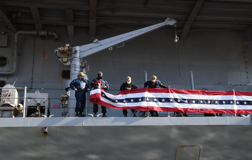 USS Blue Ridge 50th Anniversary Preparations