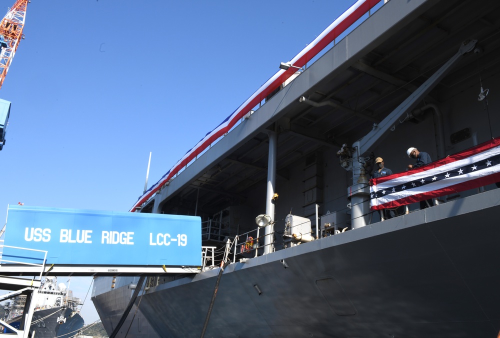 USS Blue Ridge 50th Anniversary Preparations