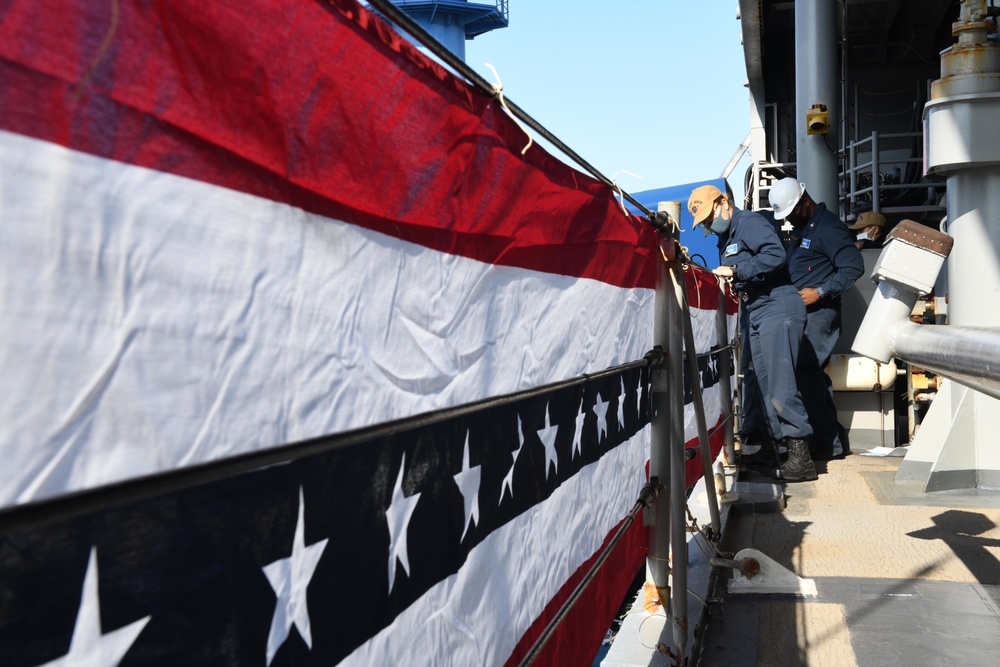 USS Blue Ridge 50th Anniversary Preparations