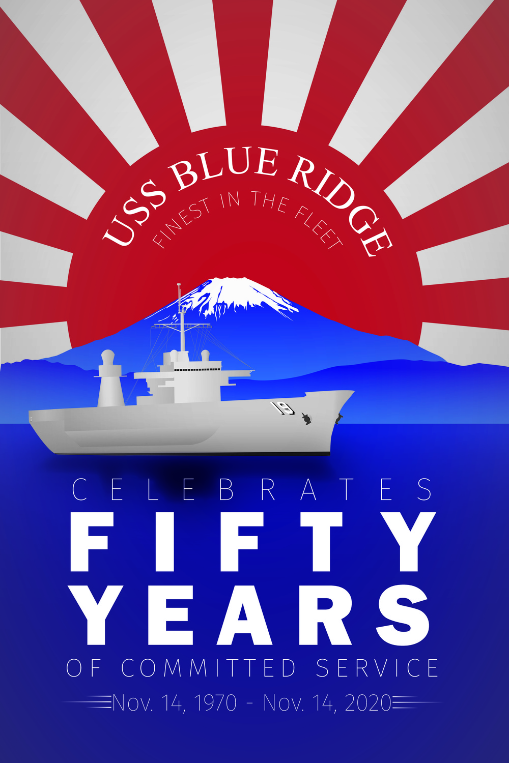 USS Blue Ridge 50th Anniversary