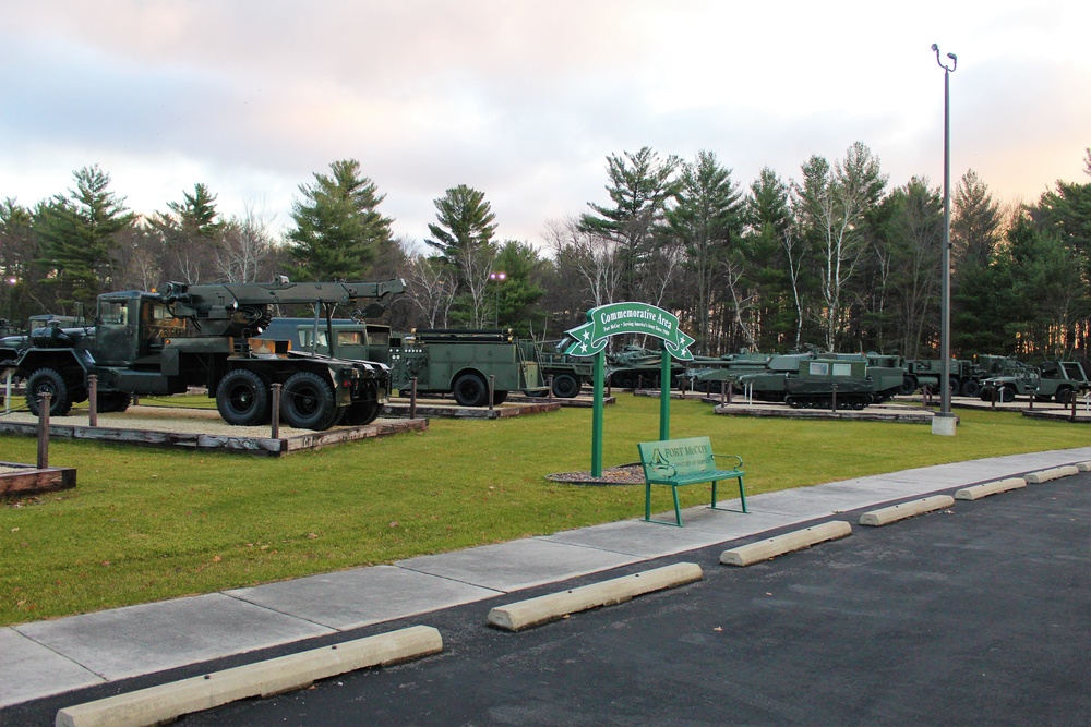Fort McCoy's Commemorative Area on Veterans Day 2020
