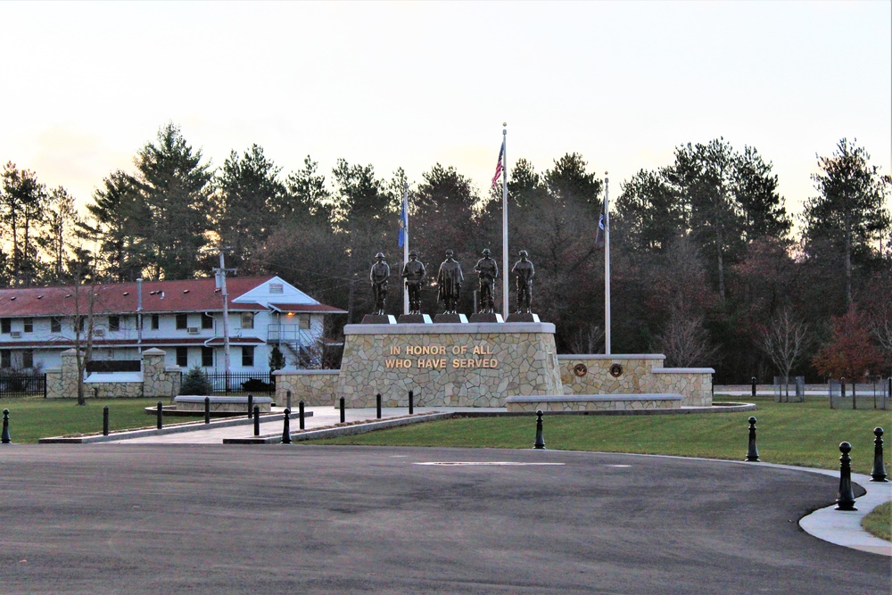 Fort McCoy's Commemorative Area on Veterans Day 2020
