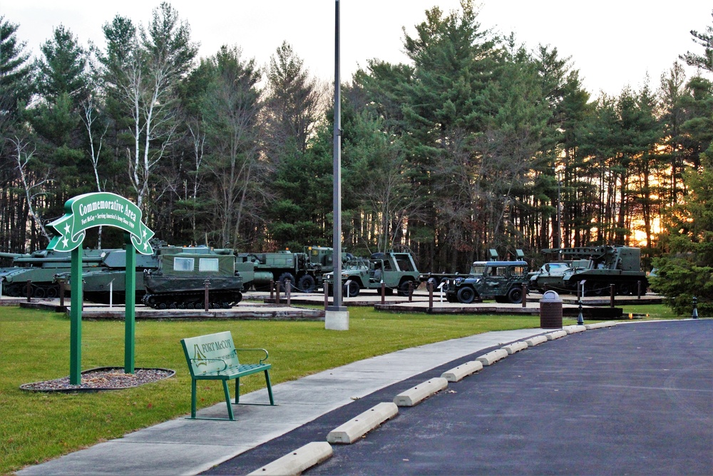 Fort McCoy's Commemorative Area on Veterans Day 2020