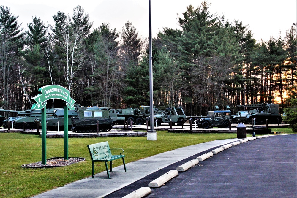 Fort McCoy's Commemorative Area on Veterans Day 2020
