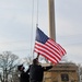 Fort McCoy Police Department officers complete flag raising event