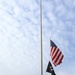 Fort McCoy Police Department officers complete flag raising event