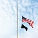 Fort McCoy Police Department officers complete flag raising event