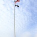 Fort McCoy Police Department officers complete flag raising event