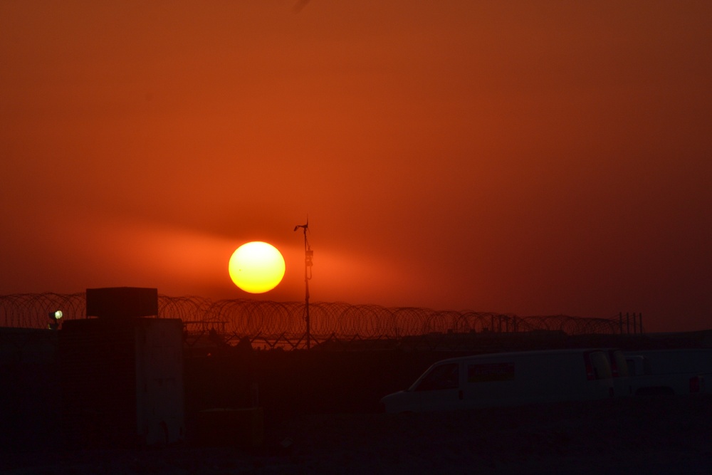 Sunset from living area