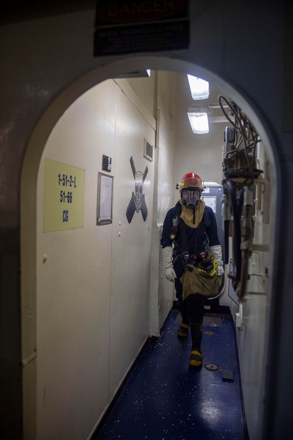 General Quarters Drill Aboard the USS John Paul Jones