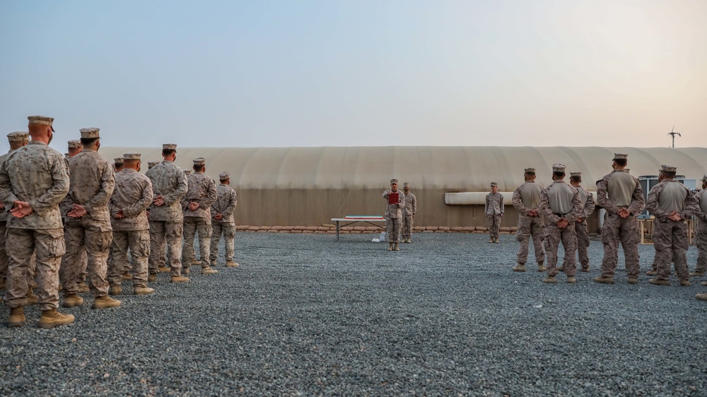 SPMAGTF-CR-CC: 3/1 Cake Cutting Ceremony in Kuwait