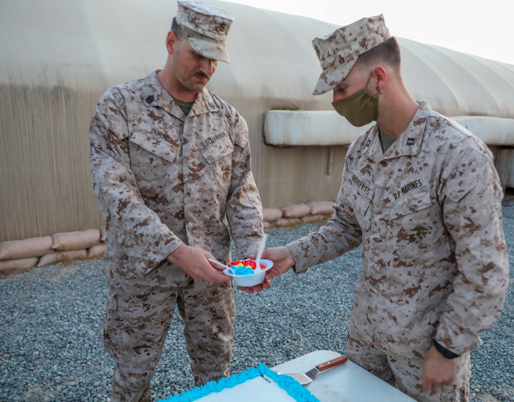 SPMAGTF-CR-CC: 3/1 Cake Cutting Ceremony in Kuwait