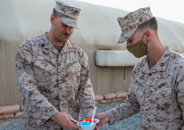 SPMAGTF-CR-CC: 3/1 Cake Cutting Ceremony in Kuwait