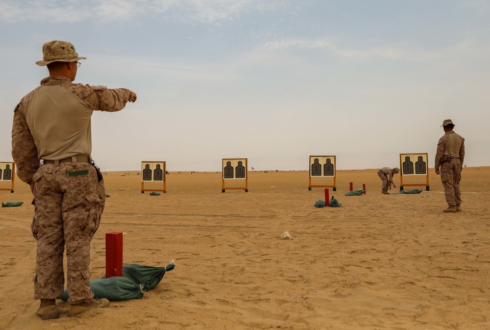 SPMAGTF-CR-CC: Combat Marksmanship Range in Kuwait