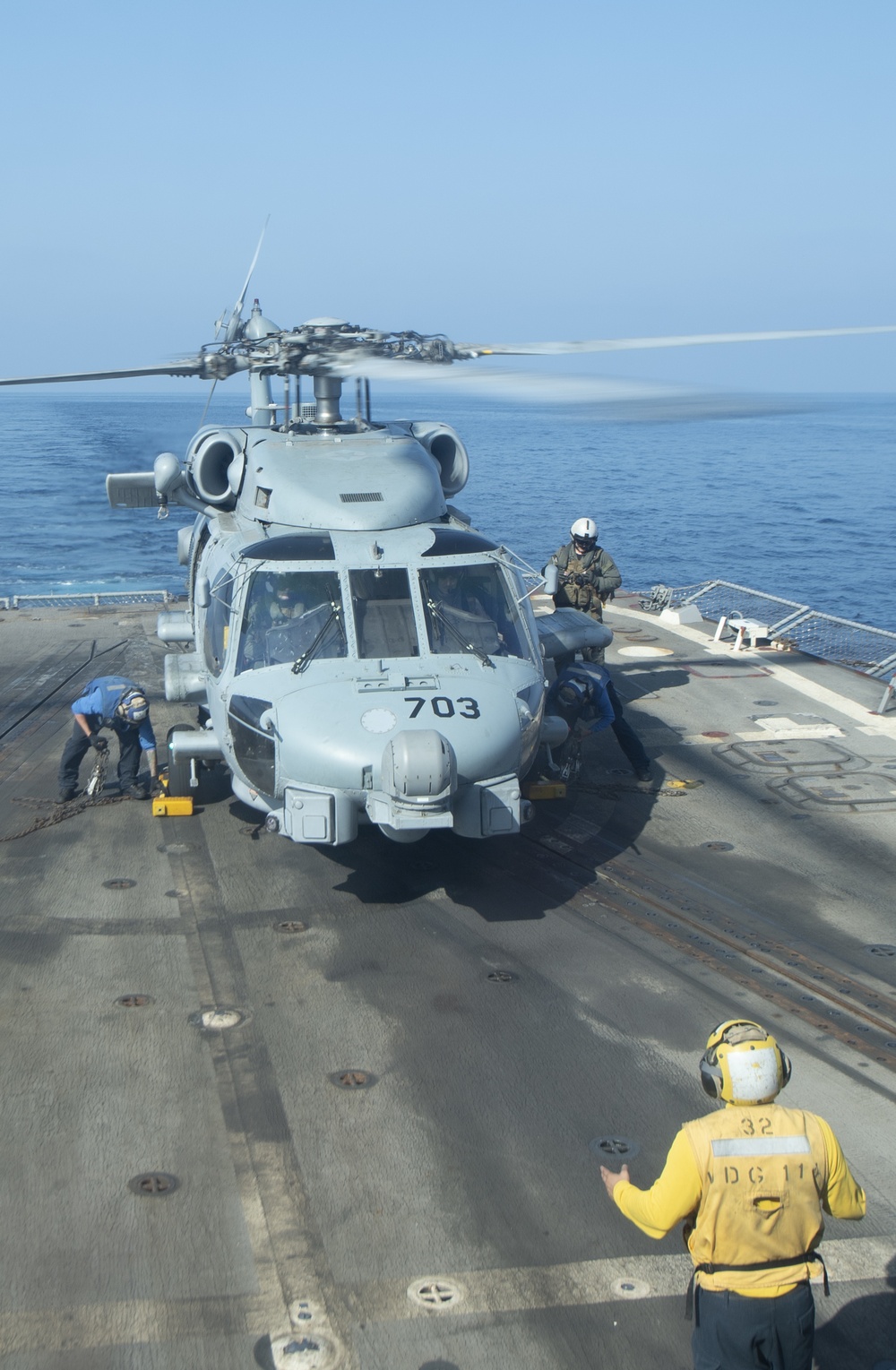 HSM 73 Conducts Flight Operations Aboard USS Ralph Johnson