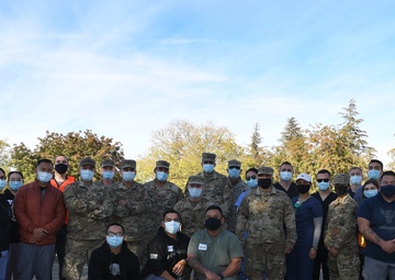 Cal Guard supports Sac County drive-thru flu clinic