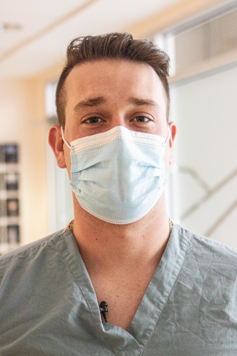 1st Lt. Krug, R.N., at University Medical Center
