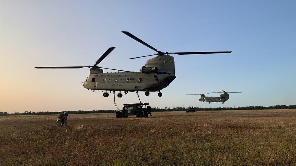 HMMWV sling load training