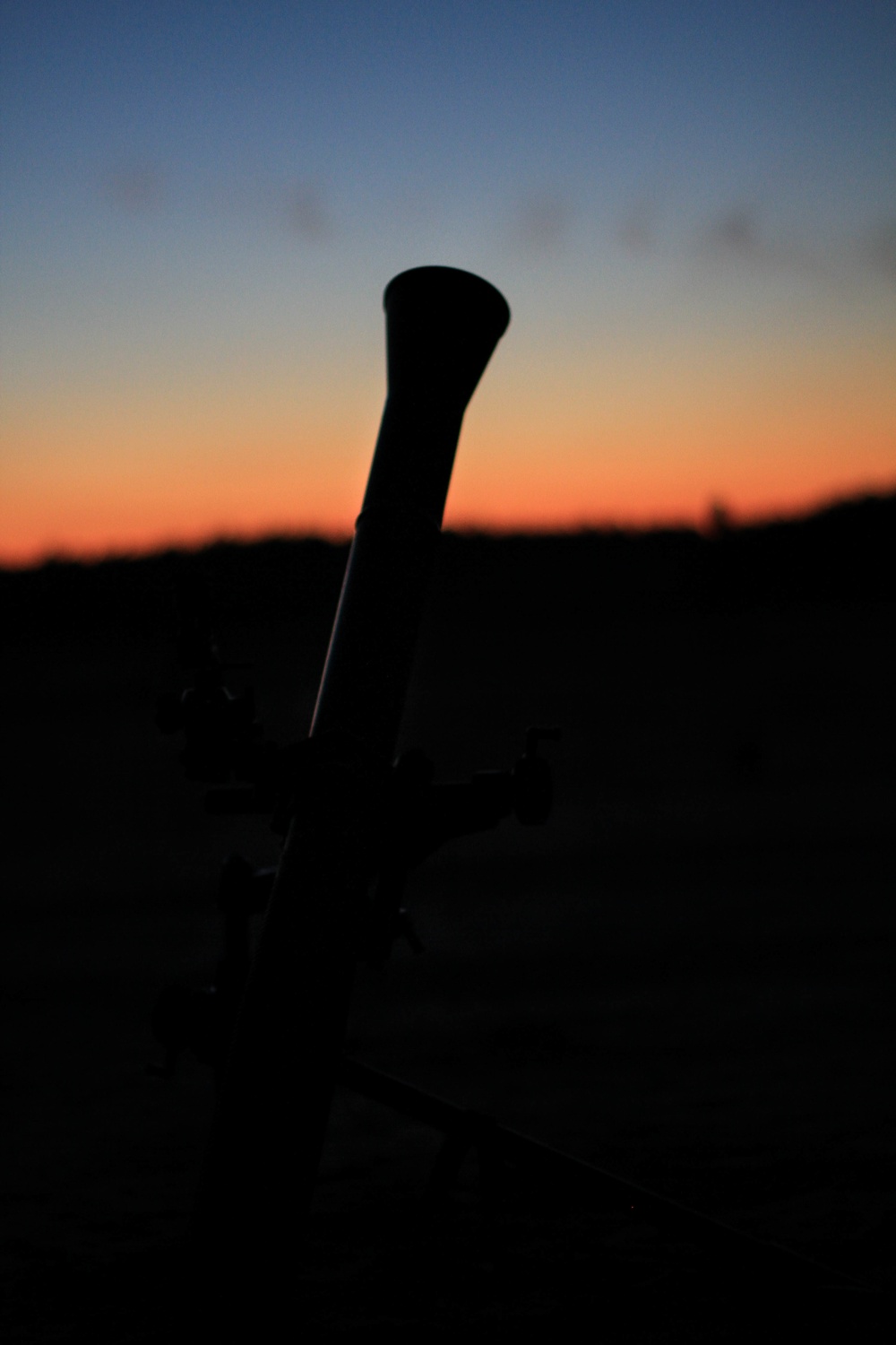 Mortars Conduct Night Live Fire Training