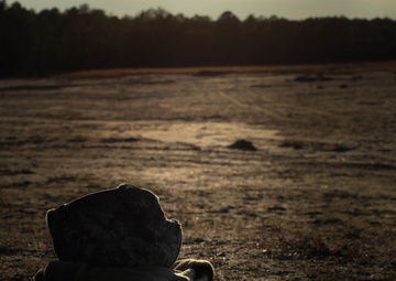 Mortars Conduct Night Live Fire Training