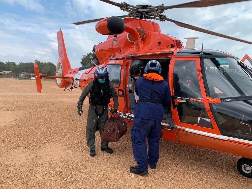 Coast Guard provides humanitarian assistance to Honduras due to Hurricane Eta